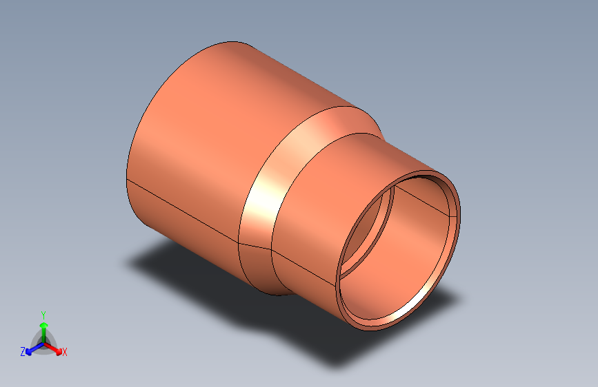 制冷铜管Reducing couplings, Type 5240,18-15