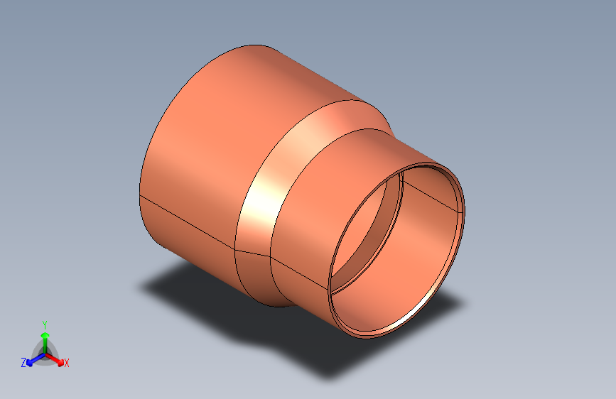 制冷铜管Reducing couplings, Type 5240,64-54