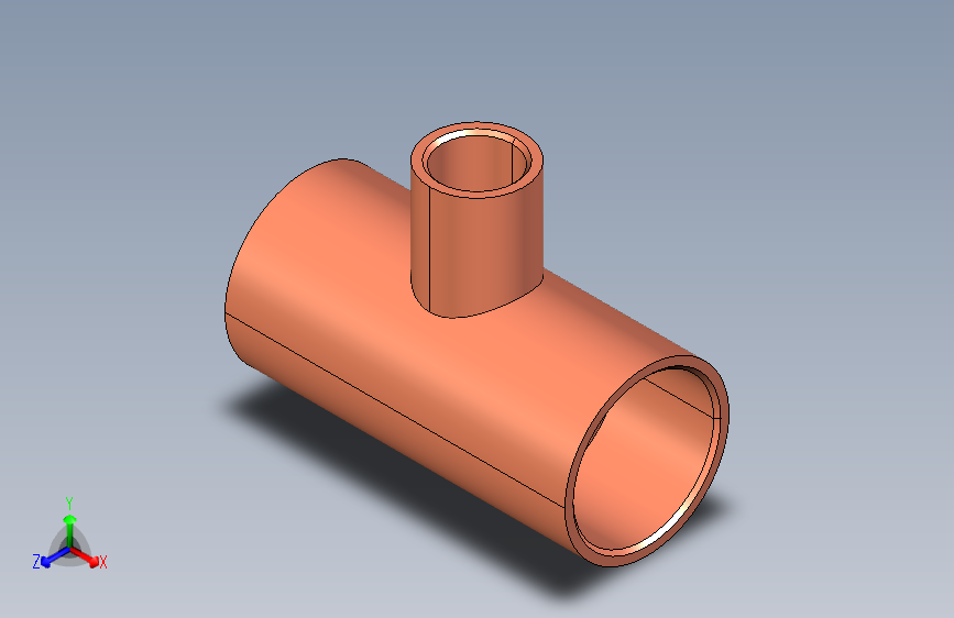 制冷铜管Reducing tees, Type 5130R,12-06-12