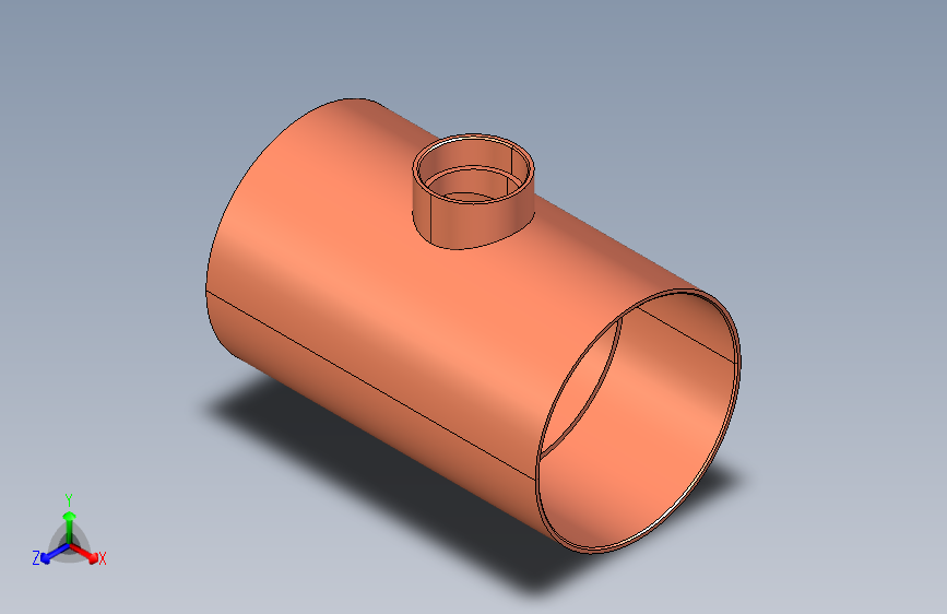 制冷铜管Reducing tees, Type 5130R,89-35-89