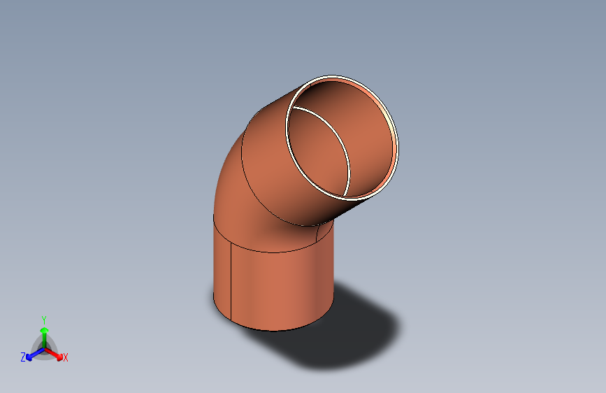 制冷铜管Street elbows 45°, Type 5040,22