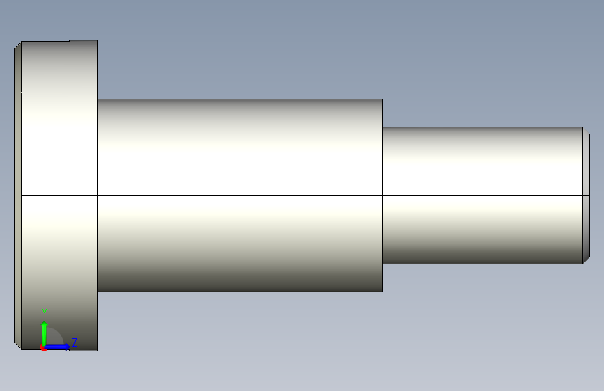 DIN 923 带肩开槽盘头螺钉 M2 x 4 左侧视图