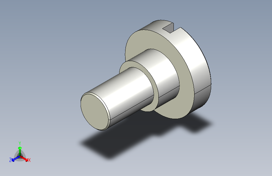 DIN 923 带肩开槽盘头螺钉 M3 x 2.STEP