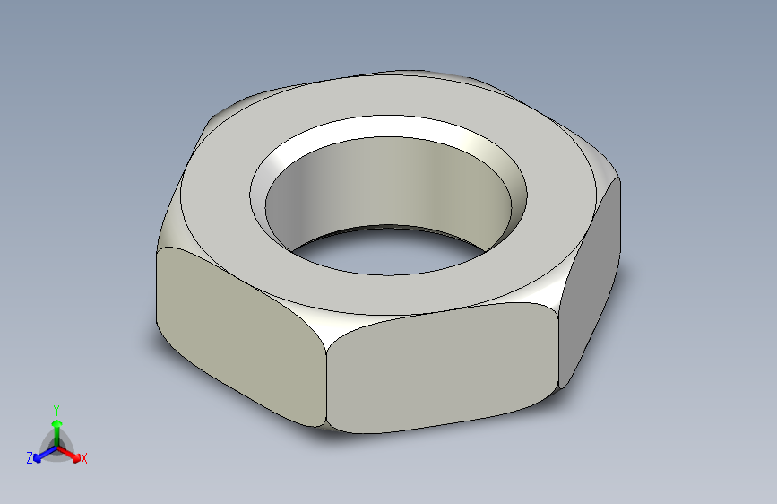 DIN 936 薄型锁紧螺母 M18x2
