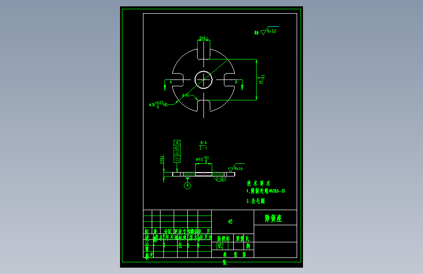 16通径电磁换向阀O型2凸肩（CAD+说明书）_AutoCAD 2018_模型图纸下载 – 懒石网