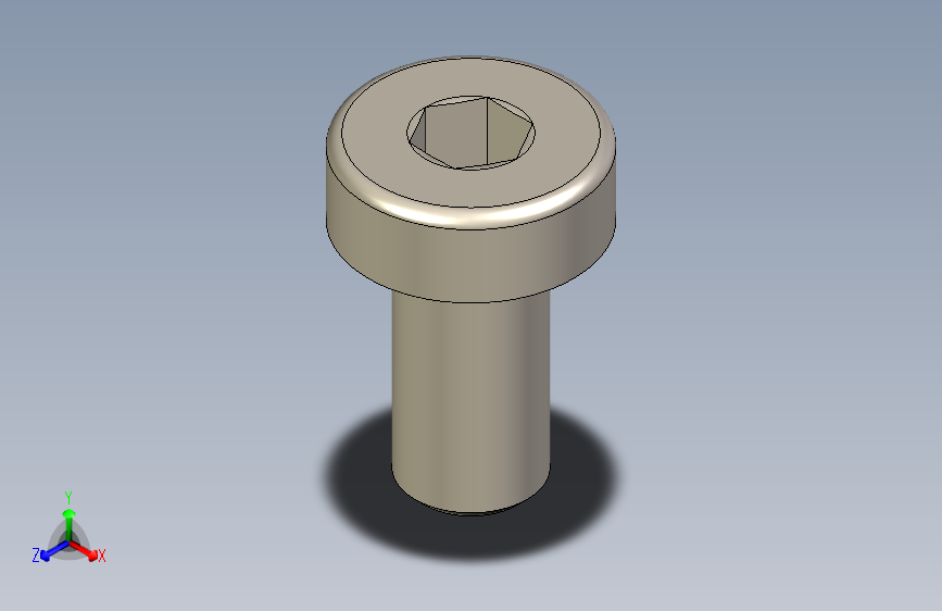 DIN 7984_M3x6 内六角薄头螺钉