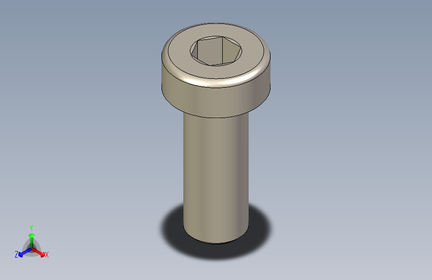 DIN 7984_M6x16 内六角薄头螺钉