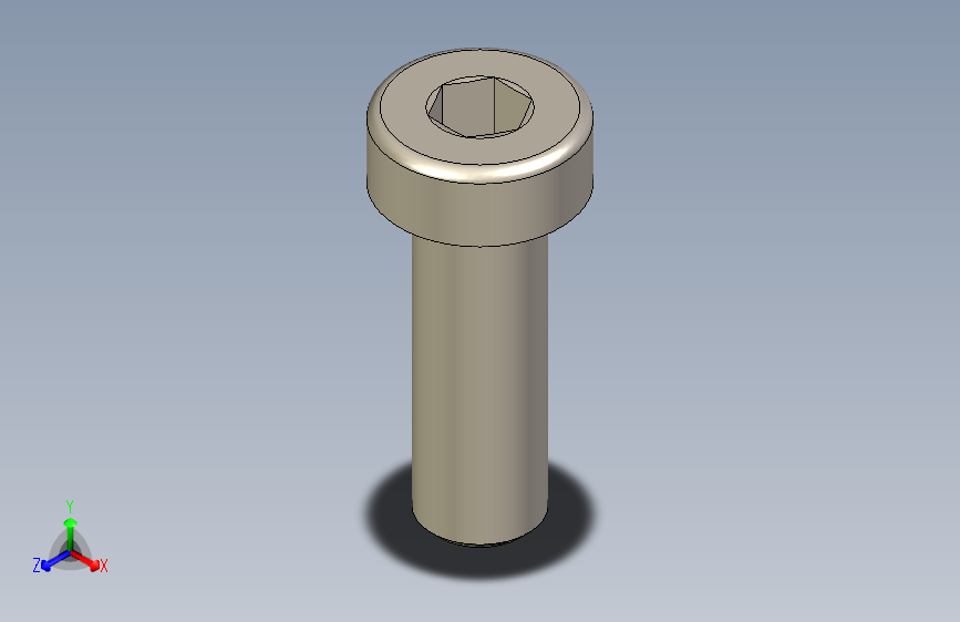 DIN 7984_M6x18 内六角薄头螺钉