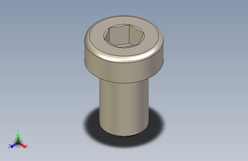 DIN 7984_M10x16内六角薄头螺钉