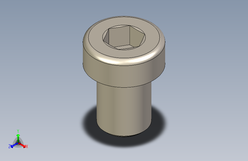 DIN 7984_M12x16 内六角薄头螺钉