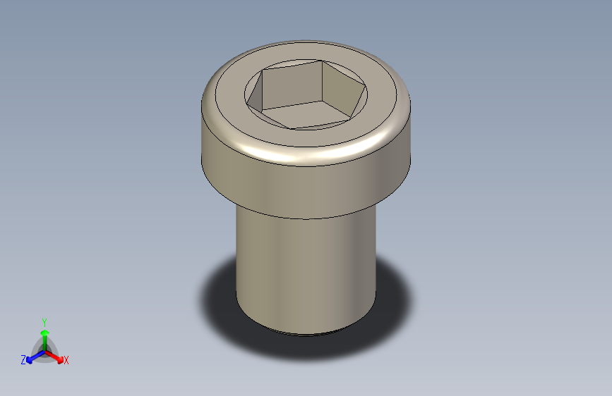 DIN 7984_M16x20内六角薄头螺钉