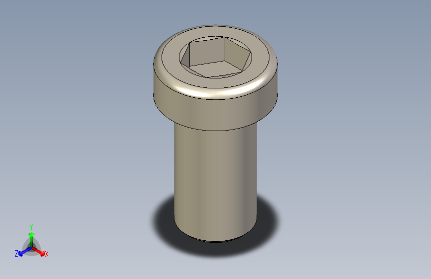 DIN 7984_M16x30 内六角薄头螺钉