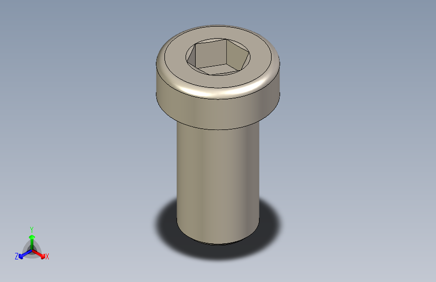 DIN 7984_M18x35 内六角薄头螺钉