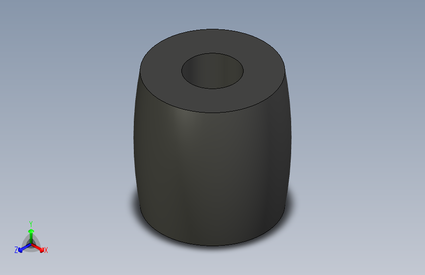DIN 9835 橡胶弹簧_Da20_Lo25_F2橡胶弹簧