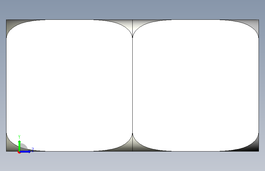 ISO 4032 螺母 M52x3 左侧视图