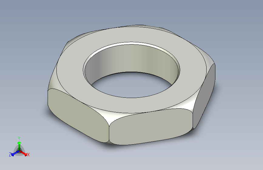 ISO 8675 M42x1.5 薄型锁紧螺母