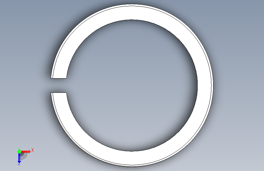 Snap ring DIN 5417 止动环 俯视图