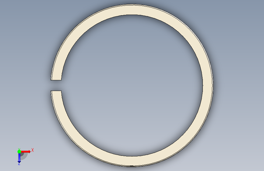 Snap ring SP 58 DIN 5417止动环 俯视图