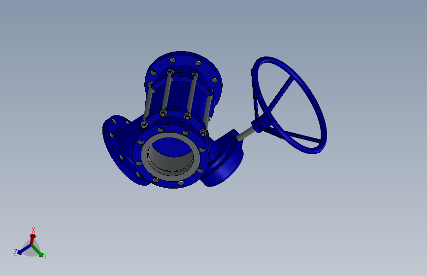 3-way ball valve 6 -150球阀.SLDPRT