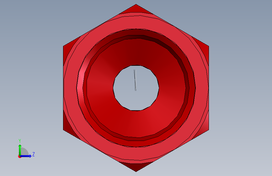 Adapters_Thread_expander___Adapter_3_8x1_4硅胶管.sldprt 左侧视图