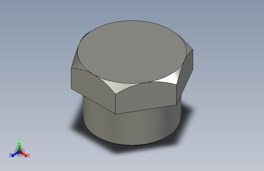ASME B16_11 HEX head_plug_1_1_4_螺纹