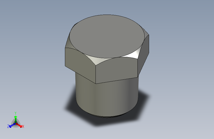 ASME B16_11 HEX head_plug_1_4_螺纹