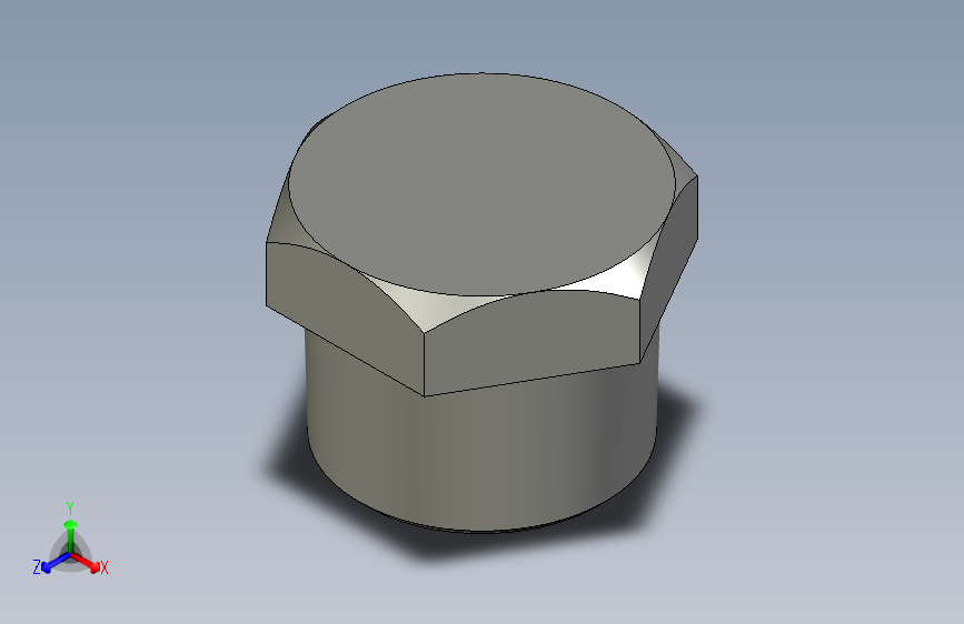 ASME B16_11 HEX head_plug_1_螺纹