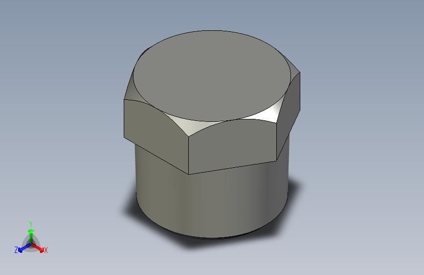 ASME B16_11 HEX head_plug_3_4_螺纹