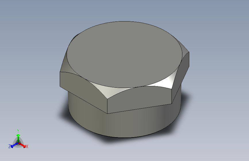 ASME B16_11 HEX head_plug_3_螺纹