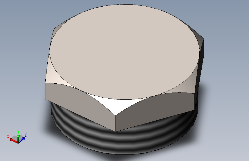 ASME B16_11 HEX head_plug螺纹