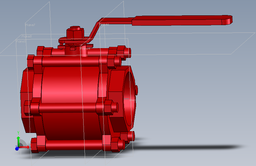 ball valve 4 inch球阀.SLDPRT
