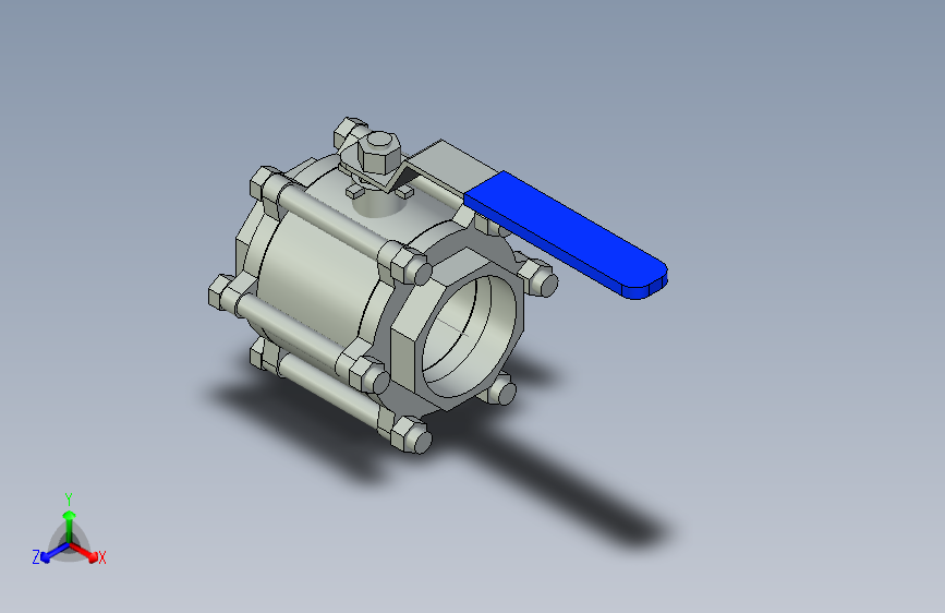 ball valve 4 inch球阀.stp