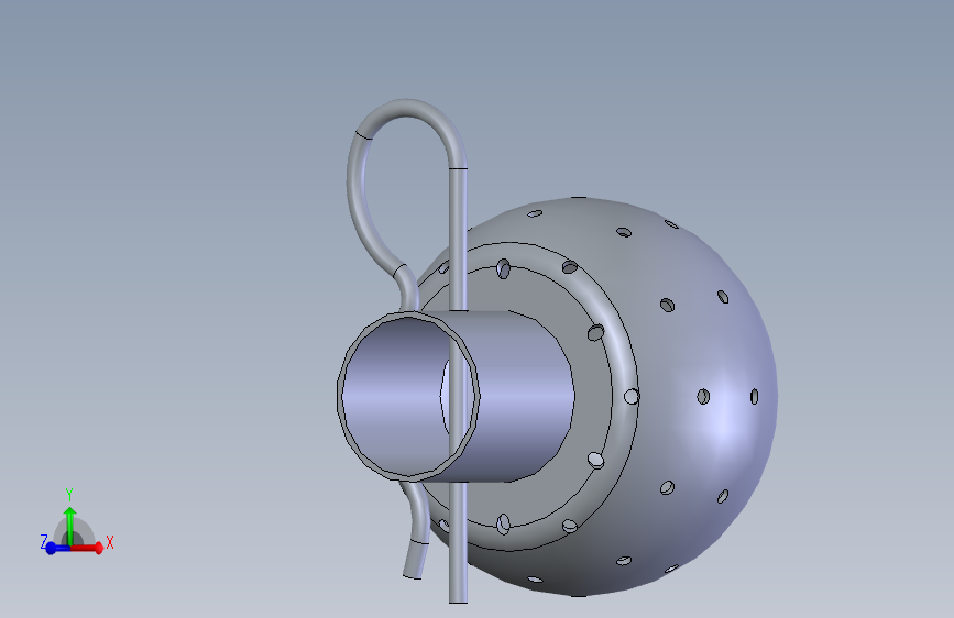 cleaning ball 180 up 28 x 65 mm清洁球喷雾.sldprt