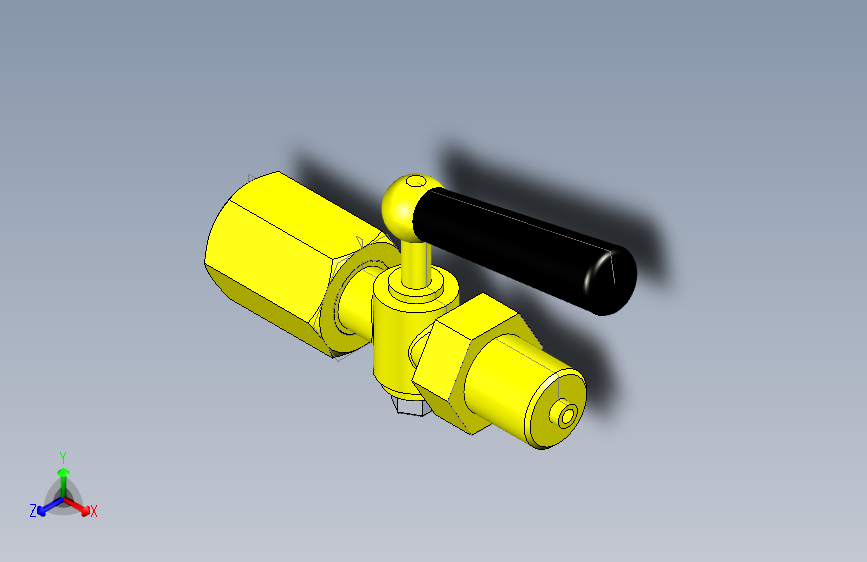 COCK VALVE 1_2硅胶管.stp