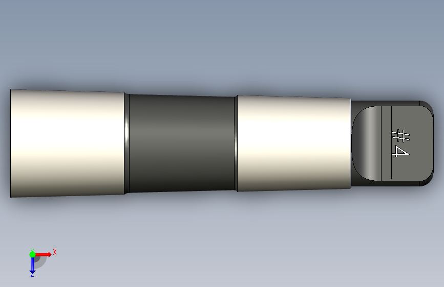 Cono morse #4莫尔斯锥形.stp 俯视图