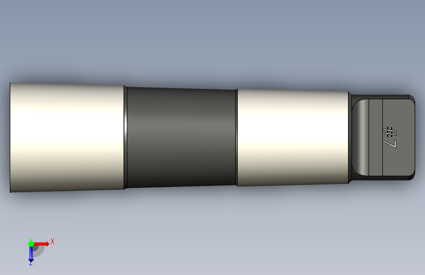 Cono morse #7莫尔斯锥形.stp 俯视图