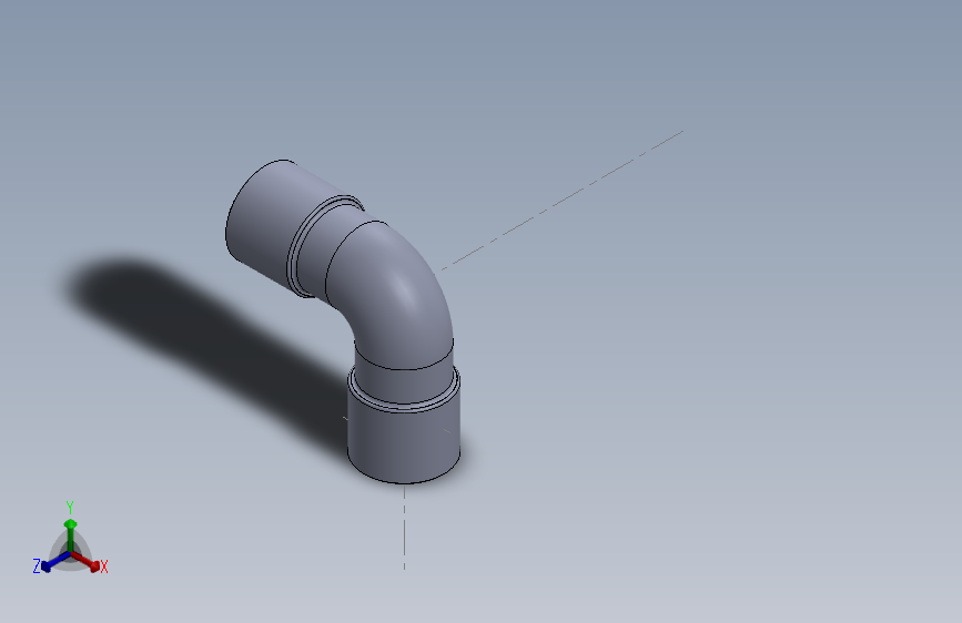 Elbow F 15 - F 15 麻醉和呼吸设备圆锥形连接器.SLDPRT