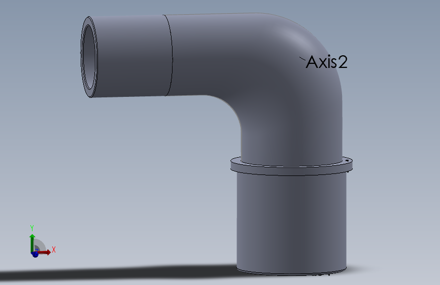 Elbow F 22 - F 15 麻醉和呼吸设备圆锥形连接器.SLDPRT