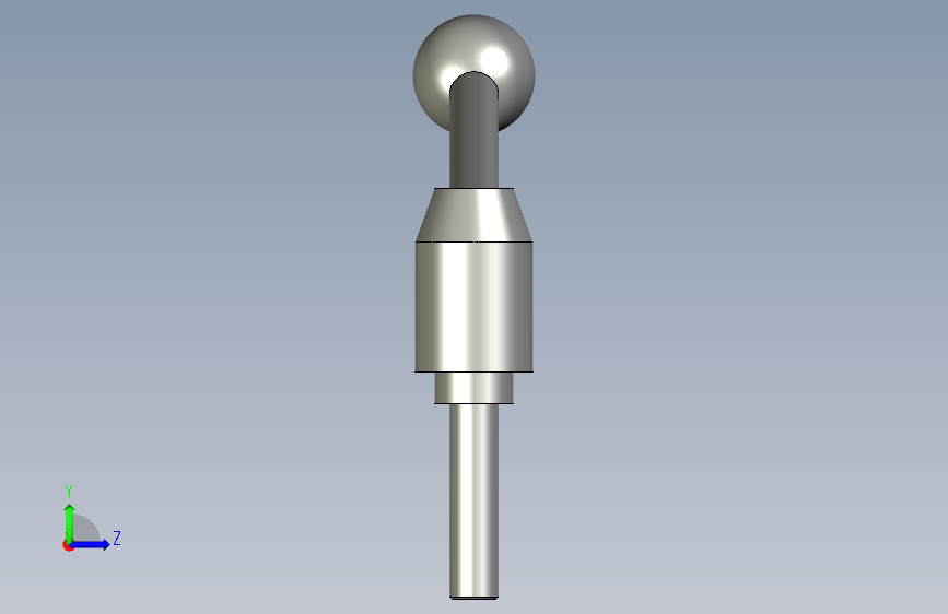 GN 312 type E d1 24 l1 40_安全张力杠杆 左侧视图