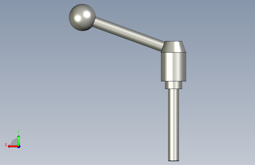 GN 312 type E d1 28 l1 80_安全张力杠杆 背面视图
