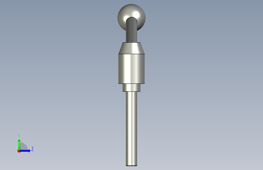 GN 312 type E d1 28 l1 80_安全张力杠杆 左侧视图