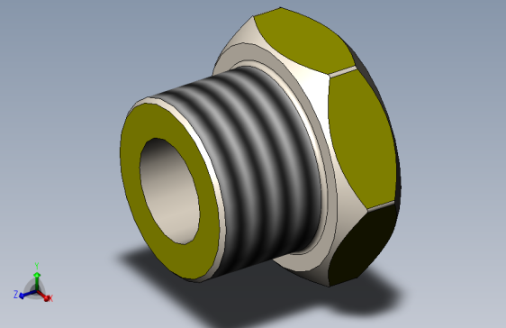 M_F hexagonal bushing 1_4 to 1_2硅胶管.SLDPRT
