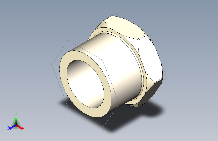 M_F hexagonal bushing 3_4 to 1_2硅胶管.stp