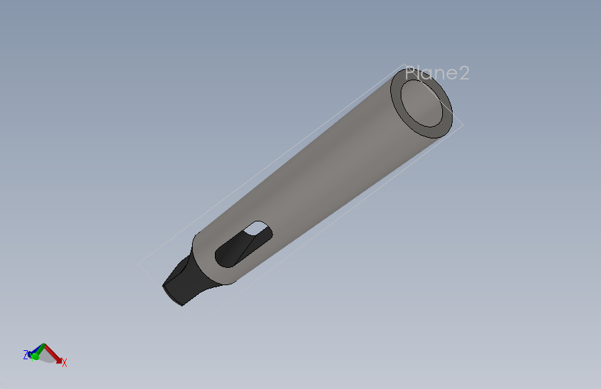 Morse Taper Drill Sleeve #2- #1莫尔斯锥形.SLDPRT