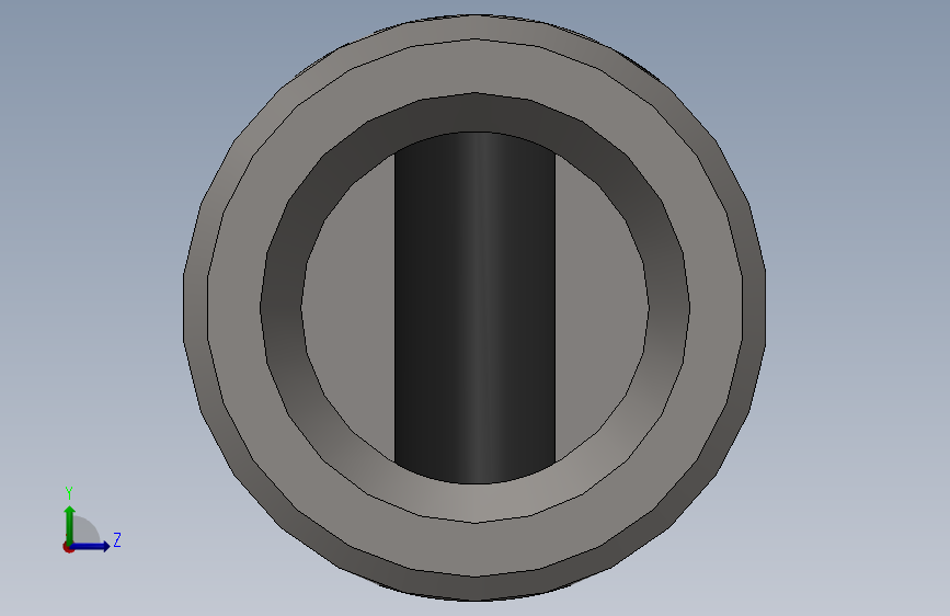 Morse Taper socket #2- #1莫尔斯锥形.SLDPRT 左侧视图