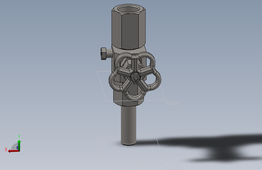 Needle Valve 1_4 to _1_2硅胶管.SLDPRT