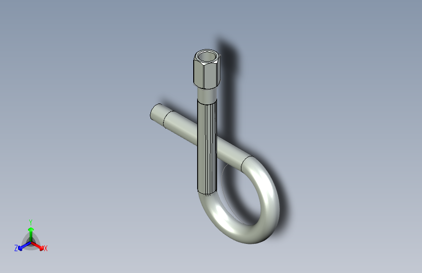 PigTail Syphon 90 - 1_2 Inch_NPT M-F硅胶管.stp