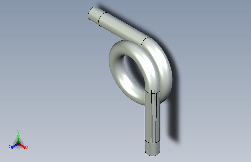 PigTail Syphon 270 - 1_2 Inch_NPT M-M硅胶管.stp