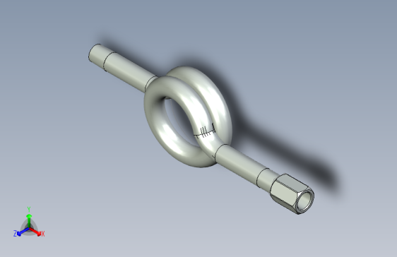 PigTail Syphon 360 - 1_2 Inch_NPT M-F硅胶管.stp