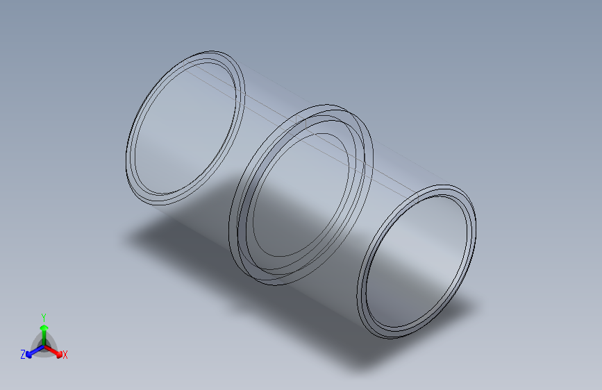 straight connector  F 22 ID- F 22 ID麻醉和呼吸设备圆锥形连接器.stp